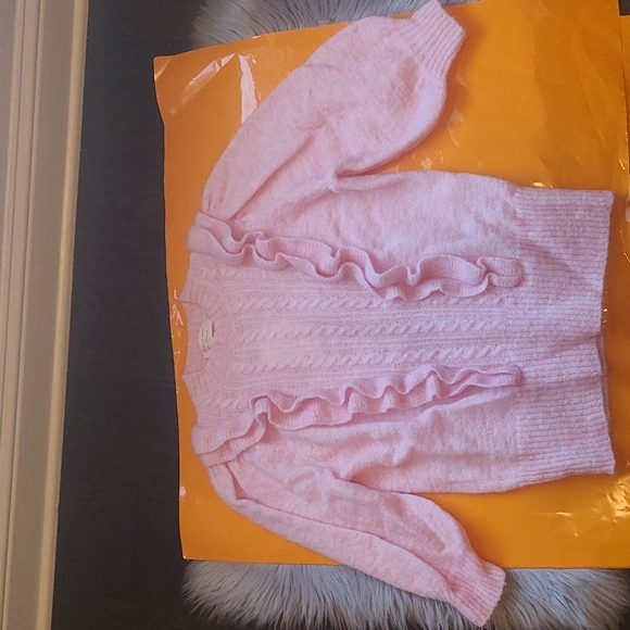Sezane Blair jumper pink kid mohair - Picture 5 of 9